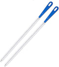 Adove Drain Cleaning Brush 2pack, Long Drain Clog Remover Tool 23.6inch, Pipe Brush Cleaner with Nylon Bristles, Sink Drain Cleaner for Toilet, Kitchen Sink, Bathroom Tub, Shower, and Sewer Drain