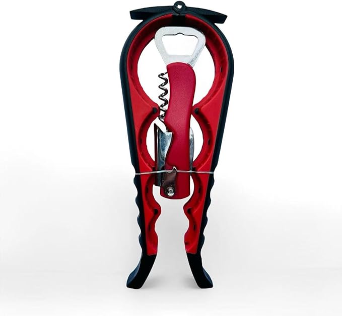 7-in-1 Multi-Function Bottle Opener, Kitchen Can Opener with Corkscrew, Jar Opener Bottle Opener and Can Opener for Weak hands, Seniors with Arthritis and Anyone with Low Strength