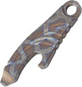 Hamans Mini Pry Bar Multi Tool Titanium Pry Bar with Bottle Opener Screwdriver Function (Multicolor)