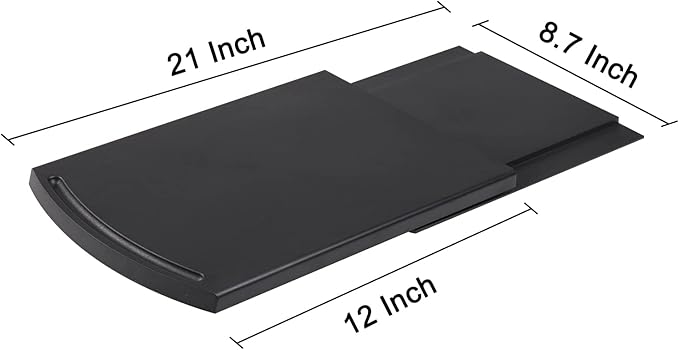 Bruvoalon Kitchen Appliance Sliding Tray, Slider for Coffee Pot, Coffee Maker, Toaster, KitchenAid Mixer, Blenders and Air Fryer, Coutertop with Rolling Wheels (3 Pack)