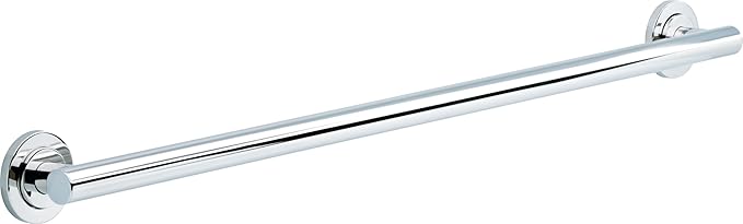 Franklin Brass Voisin (1-Pack) 36' ADA Grab Bar Bright Stainless Steel Bathtub Handle Safety Grip 1-1/4' Diameter Wall Mount Shower Handicap VOI5936-BS