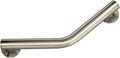 Delta 5700 Series (1-Pack) 16' Shower Grab Bar Seniors ADA Compliant Satin Nickel 450 lb Capacity Bathroom Safety Angled Handle for Shower, Bathtub | Wall Mounted Balance Assist, Grip DAS5316-SN