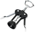 Chef Craft Select Metal Winged Corkscrew, 6.5 inch, Black and Chrome