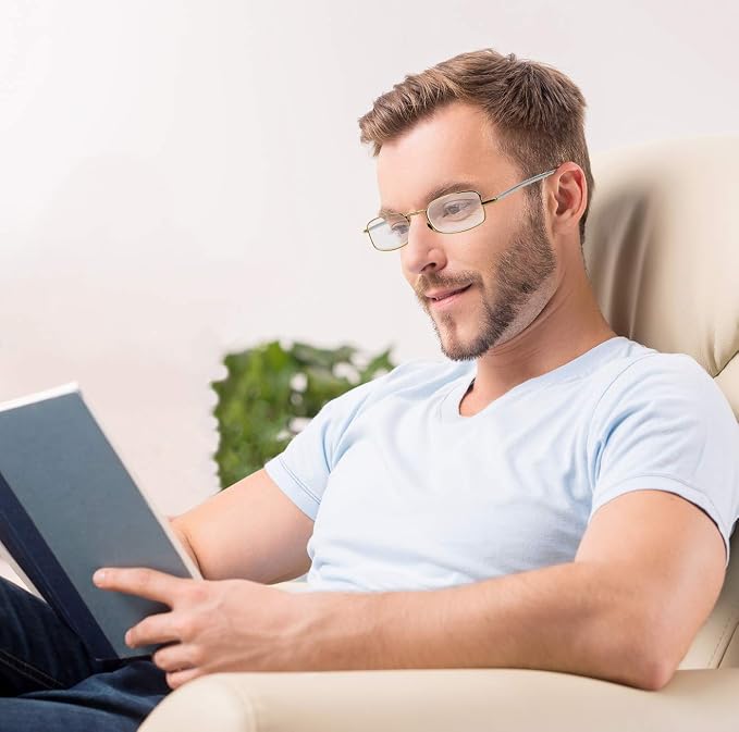 Success Eyewear Reading Glasses 2 Pair Black and Gunmetal Readers Compact Folding Unisex Glasses for Reading Case Included