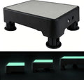 Adjustable Step Stool, Noctilucent Bedside Step, 700 LBS Capacity Safety Step Platform, Indoor and Outdoor Foot Stool for Seniors and Kids, Wide Step Stools Elderly Assistance at Night
