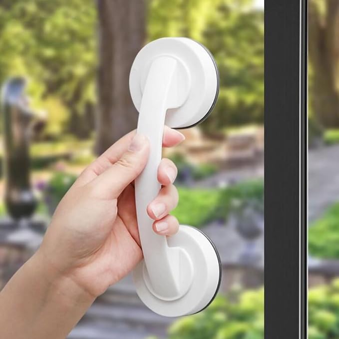 KAFENDA Strong Suction Cup Handle is Suitable for Glass Doors and Windows, as Well as cabinets. It Features a Seamless Installation, is Washable, and can be reused