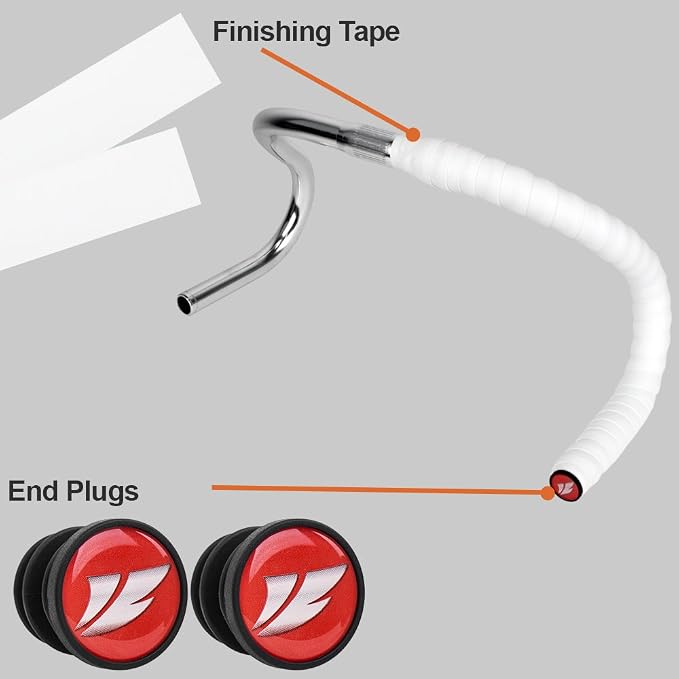BV EVA Road Bike Handlebar Tapes, Bicycle Bar Tape, Cycling Handle Wraps – 2 Rolls