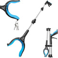 Kekoy 36inch Grabber Reacher Tool for Seniors, Foldable Reacher Grabbers Pickup Stick with Anti-Slip 360° Rotating Jaw, 4" Wide Extended Claw with Magnet for Disabled, After Surgery Recovery | Anti-Slip 360° Rotating Jaw, 4" Wide Extended Claw, Magnet,...