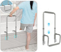 Bathtub Rails for Seniors Shower Grab Bars Clamp on Tub Rail Bath Tub Handles Heavy Duty Safety Support Bar Handicap Tub Bar for Elderly Help Getting Out of Bathtub No Drill Bathroom Grip Bars Devices