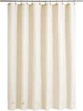 Barossa Design Beige Shower Curtain Liner with 6 Magnets - Waterproof PEVA Shower Liner for Bathroom, 72" x 72" Standard Size, PVC Free, Metal Grommets - Beige, 72x72