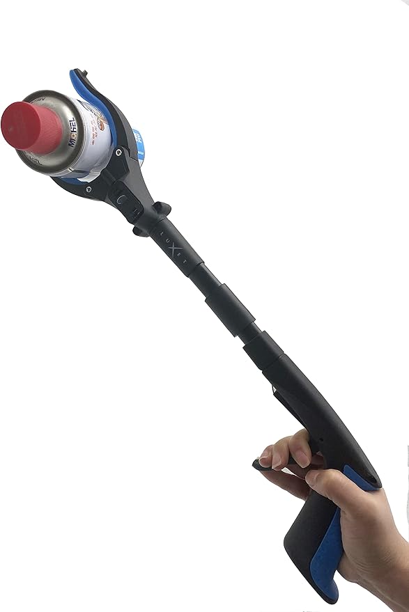 Grabber Reacher Tool 19" Aluminum Magnetic Claw with LED Light, Reacher Grabber Pickup Tool, Foldable Gripper Grabbers for Elderly Grab it Reaching Tool, Trash Grabbers Pickers, Blue, By Luxet 2-Pack