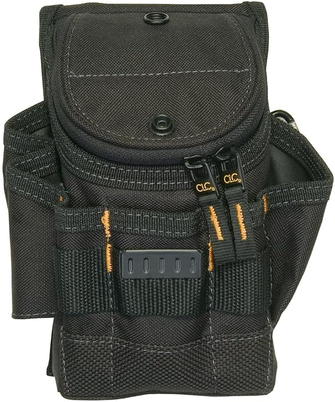 Custom Leathercraft CLC 1523 Ziptop Utility Pouch, Small