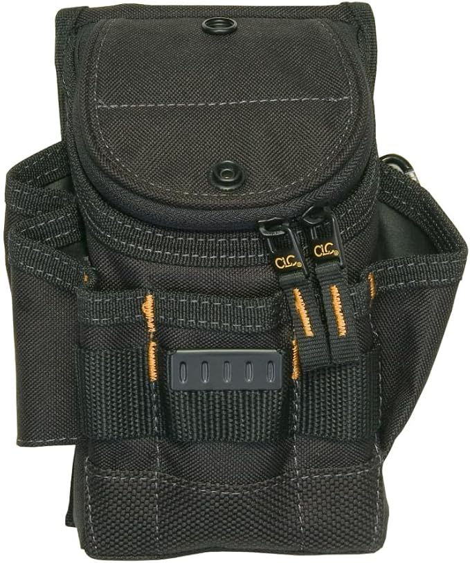 Custom Leathercraft CLC 1523 Ziptop Utility Pouch, Small