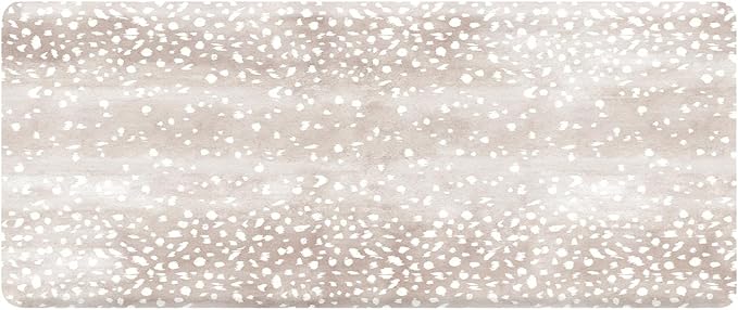 House of Noa Nama Standing Mat – Anti-Fatigue Kitchen Mats for Floor, Cushioned & Non-Slip Kitchen Comfort Mat for Standing, Thick Foam Anti-Fatigue Mat for Kitchen & Workspaces, Fawn Brown 30" x 72"
