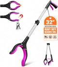 LEGENDONE 32" Grabber Reacher Tool, Foldable Reacher Grabbers Pickup Tool for Senior, Heavy Duty Upper Gripper, Wide Claw Trash Picker, Strong Grip| Powerful Magnet| 360° Rotating Head