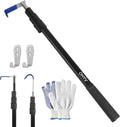6FT Truck Cargo Grabber Telescoping Truck Bed Retriever Tool Multi-Use Truck Bed Tool Truck Accessori Extendable Reaching Tool Suited for Pickup Trucks SUVs Trailers RVs Boats Garages or Homes