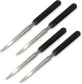 4 Lightweight Stainless Steel Letter Opener, 7.5 Inches Long and One-Piece Construction, Perfect Envelope, Mail and Letter Opener Envelope Slitter for The Home and Office.
