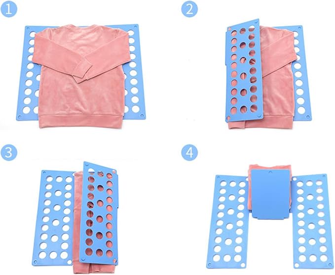 Clothes Folding Board, T-Shirt Folder, Fast Foldable Household Liner Sorter, Home Storage Tool, Laundry Sorter Helper Liner for Dorm Travel Hotel