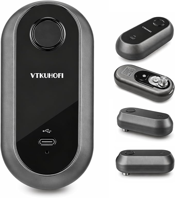 Rechargeable Electric Can Opener, Handsfree Automatic Can Opener Electric, Side Cut Smooth Edge, Magnet Lid Lifter, Stainless Steel Professional-Grade Blade, for Elderly and Arthritic Users