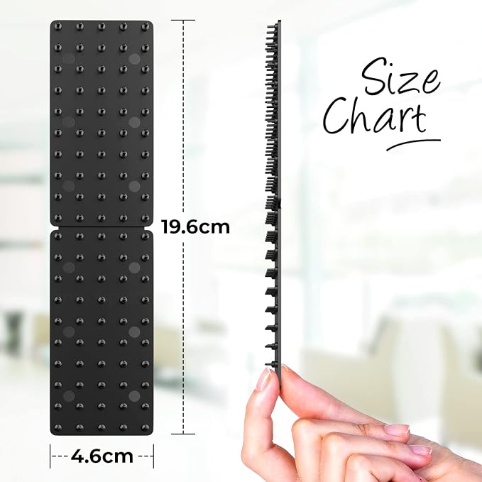 Medipaq Greatideas Non-Slip Mat and Rug Grippers - Stop Your Mats and Rugs from Slipping and Sliding! Black 4X Pack