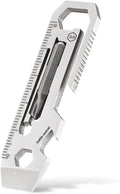 KeyUnity KR03 EDC Pry Bar Multitool with Flathead and Phillips Screwdriver Bottle Opener Wrenches and Ruler Compact Pocket Tool for Everyday Carry and Camping Gear