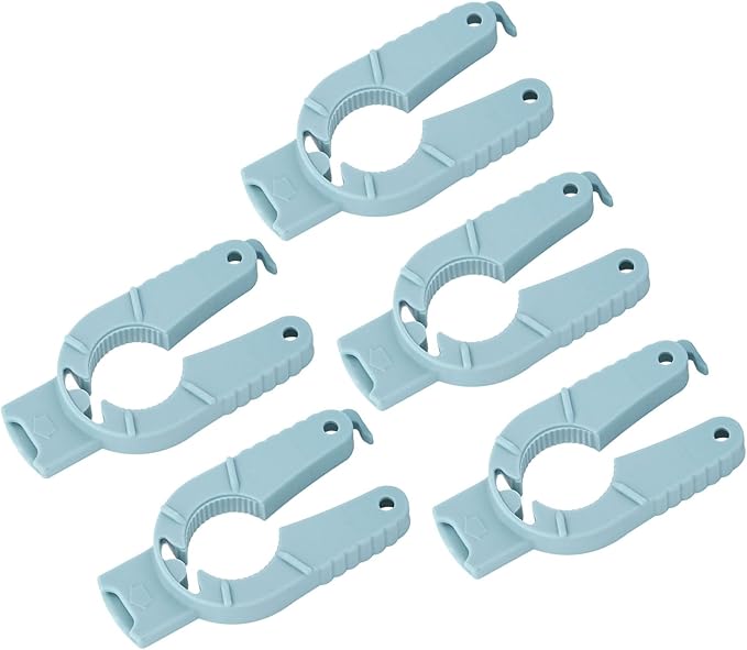 Pack of 5 Bottle Caps Openers 3In1 Multipurpose Water Bottles and Can Opener for Senior and Arthritics Hands