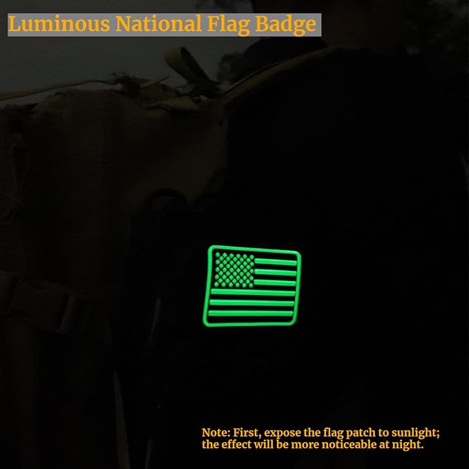 2 Pack Tactical Molle Utility Pouchs,Mini Belt Pouch EDC Pouch Tactical Phone Pouches Outdoor Admin Tool Pouch Medical EDC IFAK Pack with US Flag Patch