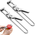 2 Pack Adjustable Stainless Steel Jar Opener, Easy Grip Manual Bottle & Tight Lid Opener for Elderly, Arthritis, Women and Children
