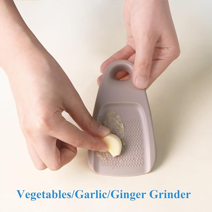 Kitchen Gadgets Set 5 Pieces, Space Saving Cooking Tools Kitchen Accessories-Garlic/Ginger Grinder, Cheese Grater, Vegetable/Fruit Peeler, Pizza Cutter, Bottle Opener, Gadgets Gift Set