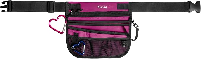 Kangapak Nurse Fanny Pack Multi Compartment Waist Organizer Tool Bag for Students, Practitioners & Medical Professionals