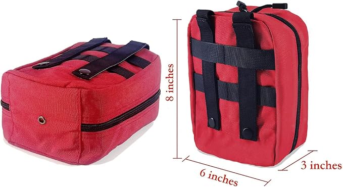 Carlebben EMT Pouch MOLLE Ifak Pouch Tactical MOLLE Medical First Aid Kit Utility Pouch