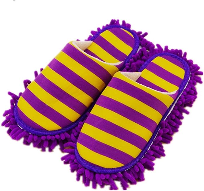 Unisex Microfiber Slippers Floor Cleaning Mop Men and Women House Dusting Slippers Floor Cleaning Tool