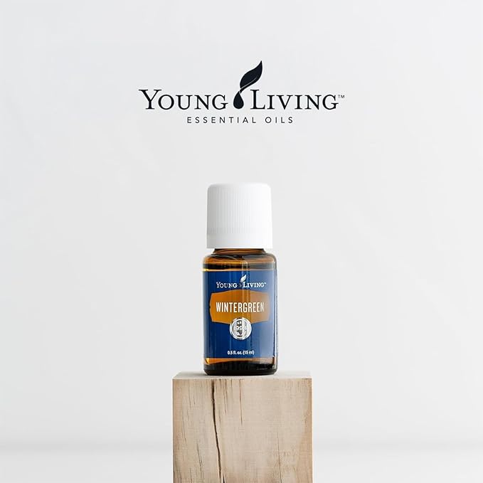 Young Living Wintergreen Premium Essential Oil | 15ml | Refreshing & Uplifting Aroma for Diffuser or Topical Use | Ideal for Massage & Home Aromatherapy | Premium Quality Oils