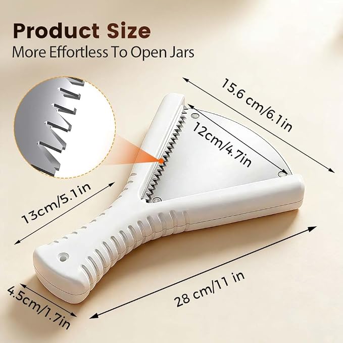 Adjustable Jar Opener Bottle Opener, 2026 Multifunctional Can Opener for Weak Hand & Seniors with Arthritis, Manual Jar Lid Gripper Opener, Fits Kitchen Jars, Bottles & Cans (mixed,2pcs)