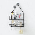 TreeLen Shower Organizer Hanging Shower Caddy over Shower Head Black Bathroom Hanger for Shampoo Razor Soap