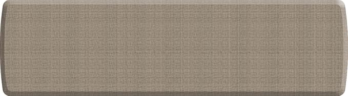 GelPro Anti-Fatigue Designer Comfort Kitchen Floor Mat, 20x32, Trellis Khaki Stain Resistant Surface with 3/4” Thick Ergo-Foam Core for Health and Wellness (Tweed Weathered Tan, 108"L x 30"W x 0.8"Th)