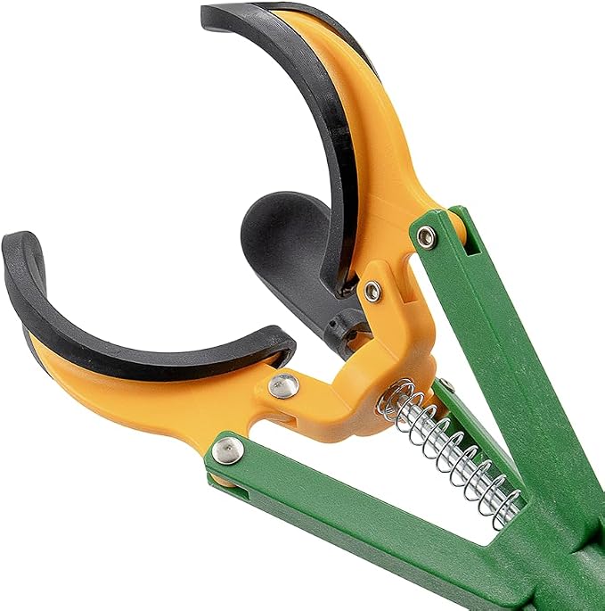 Zenport ZL6146B Long Reach Telescopic Fruit Harvester and Picker, 10-Feet Extension, Gray