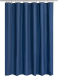 Barossa Design Navy Shower Curtain Liner - Premium PEVA Shower Liner for Bathroom, BPA & PVC Free, No Chemical Smell, Lightweight Standard Size Bath Curtain with 3 Magnets, Metal Grommets - Navy Blue