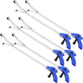 Meanplan 6 Pieces Suction Cup Reacher Grabber Tool 32 Inch Long Handle Trash Picker Grabber Pick up Grab Tool Pickup Arm Extender for Elderly Outdoor Garden Yard