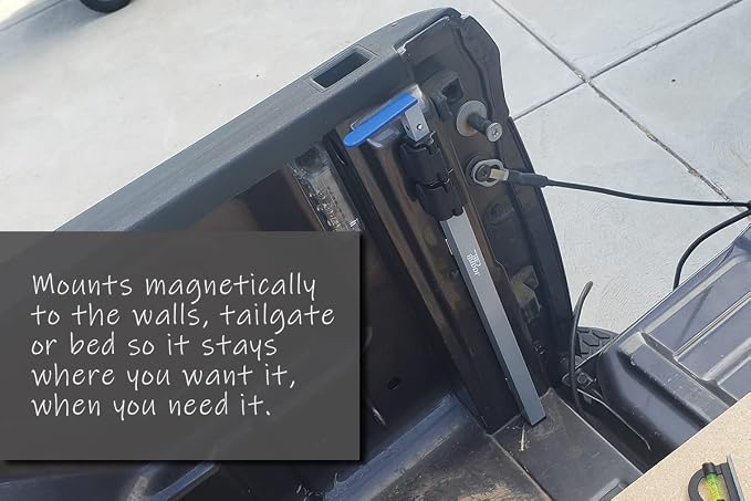 Magnetically Mounted, 5' Telescoping Truck Bed Cargo Retrieval Hook/Extendable Reaching Tool/Truck Accessories