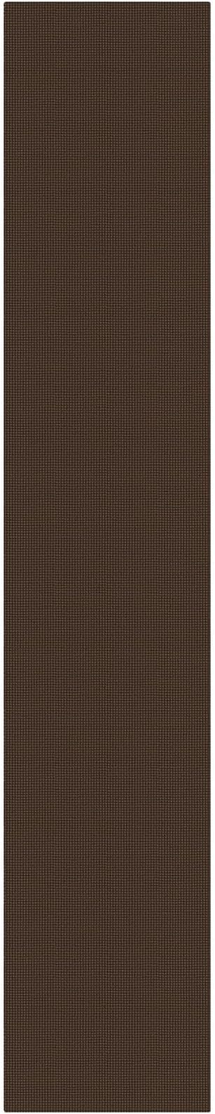 KOZYFLY 3x14 Runners Rugs for Hallway, Long Washable Runner Rug, Non Slip Rubber Backed Kitchen Runner, Flatweave Entryway Rug, Floor Carpet for Entry, Aisle, Hall, Brown/Dark Brown