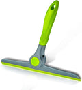 DSV Standard 10" Heavy Duty Green, Grey Window Cleaning Squeegee, Handheld Squeegee for Glass Doors, Windows, Car Windshields & More