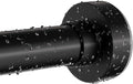 Black Shower Curtain Rod 34-82 Inches(2.8-6.8ft) Never Rust Adjustable Shower Rod Spring Tension Non Slip No Drilling Shower Rods for Bathroom Garland Window