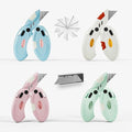 Box Opener with 10 Extra Blades,Mini Box Cutter with Button Lock Mechanism,Razor Blades Utility Knife for Opening Daily Express Boxes, Packages, Envelopes,Paper tapes.4 Colors,8 Pcs.