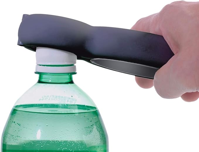 Can Opener for Seniors - 6-in-1 Jar Opener with Non-Slip Silicone Grip, Bottle & Jar Opener for Weak Hands, Easy Open Kitchen Tool for Elderly
