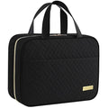 HOTOR Travel Toiletry Bag - Hanging Toiletry Bag for Women & Men, Makeup Bag/Big Comparment, Waterproof for Travel Accessories, Travel Essentials, Large, Black