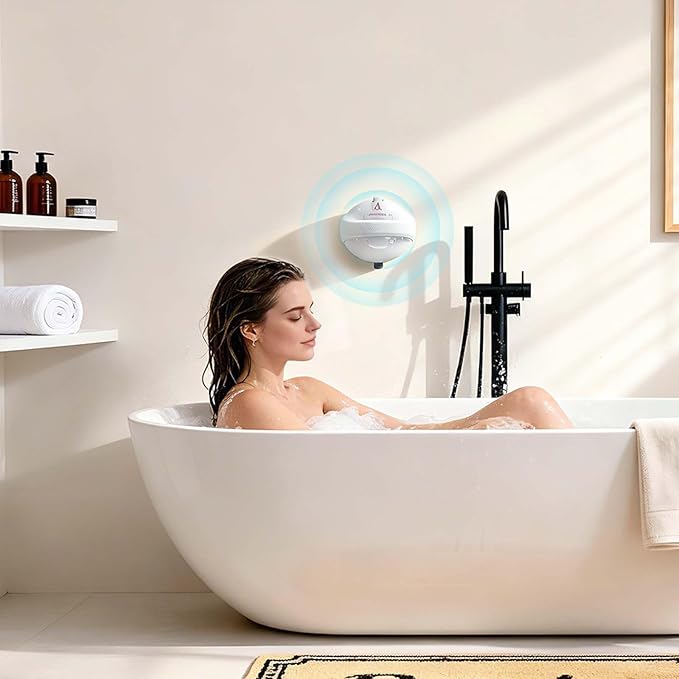 Grab Bars for Bathtubs and Showers, Unique Safety Desigh Shower Handles for Elderly, 5 Inches Powerful Suction Cup, Maximum Load Capacity 418 Pounds, Bathroom Grab Bar for Seniors, White, 2 Pack