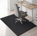 Sycoodeal Chair Mat, 40" x 48" Office Chair Mat for Hardwood and Tile Floor, Heavy Duty Floor Protector for Rolling Chairs, Non-Slip,Computer Mat for Home Office(Black)