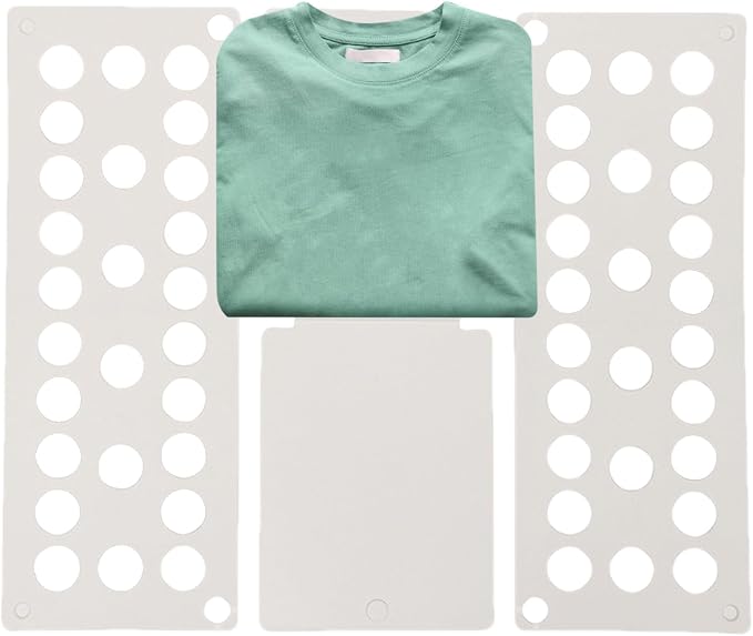 Clothes Folding Board, T-Shirt Folder, Fast Foldable Household Liner Sorter, Home Storage Tool, Laundry Sorter Helper Liner for Dorm Travel Hotel