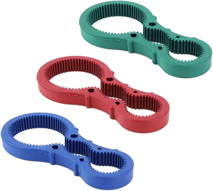 Parts Express 3in1 Container Bottle Jar Lid Can Opener Hand Easy Twist Kitchen Tool Silicon Jar Opener Screw Cap Jar Bottle Wrench Red, Green, Blue Random color (Multicolored)